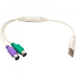 Огляд Перехідник USB to 2хPS/2, 0.3m PowerPlant (CA913183): характеристики, відгуки, ціни.
