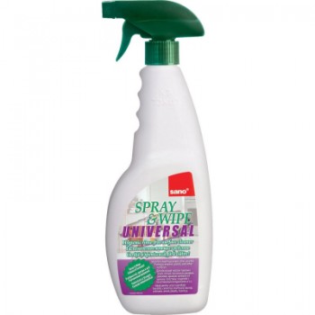 Спрей для чищення ванн Sano Spray & Wipe Універсальний для будь-яких поверхонь 750 мл (7290000292915)