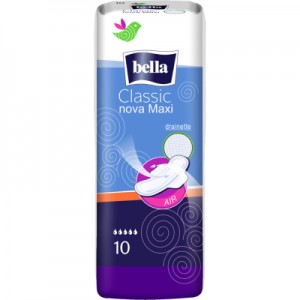 Огляд Гігієнічні прокладки Bella Classic Nova Maxi 10 шт. (5900516300920): характеристики, відгуки, ціни.