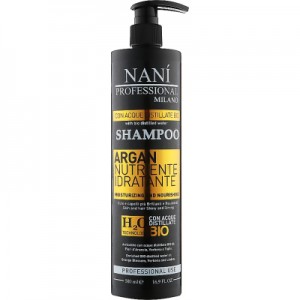 Огляд Шампунь Nani Professional Milano Argan для сухого й пошкодженого волосся 500 мл (8034055537640): характеристики, відгуки, ціни.