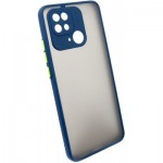 Огляд Чохол до мобільного телефона Dengos Matte Xiaomi Redmi 10C (blue) (DG-TPU-MATT-110): характеристики, відгуки, ціни.