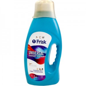 Огляд Гель для прання Frisk Universal Expert Clean 2 in 1 1.5 л (4820197121250): характеристики, відгуки, ціни.