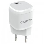 Огляд Зарядний пристрій Canyon PD 20W white (CNE-CHA20W05): характеристики, відгуки, ціни.