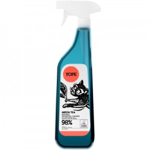 Огляд Спрей для чищення ванн Yope Green Tea Natural Bathroom Cleaner 750 мл (5905279370111): характеристики, відгуки, ціни.