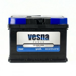 Автомобільний акумулятор Vesna 60 Ah/12V Power Euro (415 262)