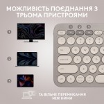 Огляд Клавіатура Logitech K380 Multi-Device Bluetooth UA Sand (920-011165): характеристики, відгуки, ціни.