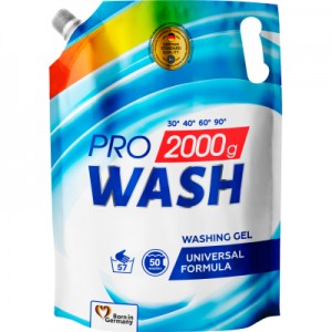 Огляд Гель для прання Pro Wash Універсальний 2 кг (4260637722096): характеристики, відгуки, ціни.