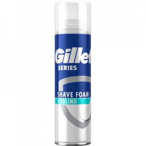 Огляд Піна для гоління Gillette Series Охолоджуюча з евкаліптом 250 мл (7702018459803): характеристики, відгуки, ціни.