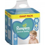 Огляд Підгузки Pampers Active Baby Junior Размер 5 (11-16 кг) 64 шт (8001090949974): характеристики, відгуки, ціни.