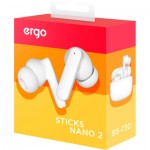 Огляд Навушники Ergo BS-730 Sticks Nano 2 White (BS-730W): характеристики, відгуки, ціни.