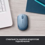 Огляд Мишка Logitech M171 Blue Grey (910-006866): характеристики, відгуки, ціни.