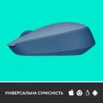 Огляд Мишка Logitech M171 Blue Grey (910-006866): характеристики, відгуки, ціни.