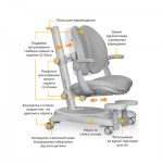 Огляд Дитяче крісло Mealux Ortoback Duo Plus Grey (Y-510 G Plus): характеристики, відгуки, ціни.