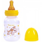 Огляд Пляшечка для годування Baby Team з латексною соскою Собачка, 125 мл (1300_собачка): характеристики, відгуки, ціни.