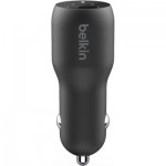 Огляд Зарядний пристрій Belkin Car Charger 37W PD PPS Dual Black (CCB004BTBK): характеристики, відгуки, ціни.