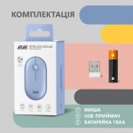 Огляд Мишка 2E MF300 Silent Wireless/Bluetooth Stone Blue (2E-MF300WBL): характеристики, відгуки, ціни.