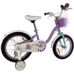 Огляд Дитячий велосипед Royal Baby Chipmunk Darling 16" Official UA фіолетовий (CM16-6-purple): характеристики, відгуки, ціни.