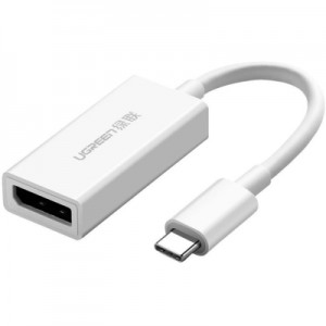 Огляд Перехідник USB-C to DisplayPort Adapter MM130 white Ugreen (40372): характеристики, відгуки, ціни.