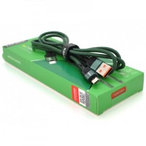 Огляд Дата кабель USB 2.0 AM to Micro 5P 1.2m KSC-458 JINTENG Green iKAKU (KSC-458-G-M): характеристики, відгуки, ціни.