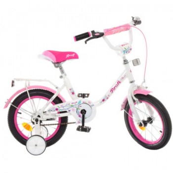 Дитячий велосипед Profi Flower 14" (Y1485 white/pink)