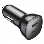 Огляд Зарядний пристрій Choetech car 2хUSB-C 40W PD black (TC0008-BK): характеристики, відгуки, ціни.