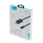 Огляд Кабель мультимедійний USB-C to DisplayPort 1.8m 8K 30Hz Choetech (XCP-1803-BK): характеристики, відгуки, ціни.