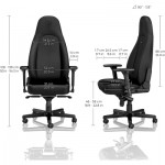 Огляд Крісло ігрове Noblechairs Icon Gaming Black Edition (NBL-ICN-PU-BED): характеристики, відгуки, ціни.