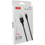 Огляд Дата кабель USB 2.0 AM to Type-C 2.0m NB143 Braided Black XO (XO-NB143C2-BK): характеристики, відгуки, ціни.