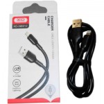 Огляд Дата кабель USB 2.0 AM to Lightning 1.0m NB212 2.1A Black XO (XO-NB212i-BK): характеристики, відгуки, ціни.