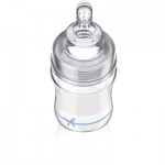 Огляд Пляшечка для годування Lovi Diamond Glass Baby Shower скляна 150 мл Блакитна (74/104boy): характеристики, відгуки, ціни.