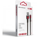 Огляд Дата кабель USB 2.0 AM to Lightning 1.0m AR15 2.4A black Armorstandart (ARM59537): характеристики, відгуки, ціни.