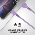 Огляд Дата кабель USB-C to USB-C 1.0m AR88 2.4A Purple Armorstandart (ARM60007): характеристики, відгуки, ціни.