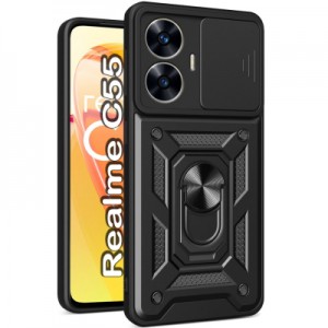 Чохол до мобільного телефона BeCover Military Realme C55 Black (709173)