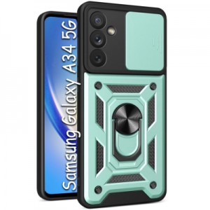 Чохол до мобільного телефона BeCover Military Samsung Galaxy A34 5G SM-A346 Dark Green (709139)