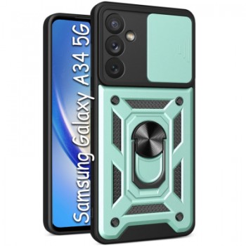 Чохол до мобільного телефона BeCover Military Samsung Galaxy A34 5G SM-A346 Dark Green (709139)