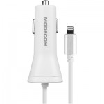 Огляд Зарядний пристрій Modecom 1xUSB 2.4A + cable Lightning Royal KULL-03 white (ZT-MC-KULL-03): характеристики, відгуки, ціни.