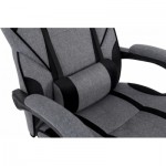 Огляд Крісло ігрове GT Racer X-2749-1 Gray/Black Suede (X-2749-1 Fabric Gray/Black Suede): характеристики, відгуки, ціни.
