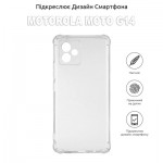 Огляд Чохол до мобільного телефона BeCover Anti-Shock Motorola Moto G14 Clear (710030): характеристики, відгуки, ціни.