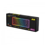 Огляд Клавіатура 2E Gaming KG345 RGB 68key USB UA Transparent (2E-KG345TR): характеристики, відгуки, ціни.