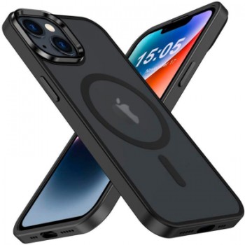 Чохол до мобільного телефона 2E Basic Apple iPhone 15 Soft Touch MagSafe Cover Black (2E-IPH-15-OCLS-BK)