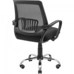 Огляд Офісне крісло Richman Стар Хром Піастра Сітка чорна + сіра (ADD0003156): характеристики, відгуки, ціни.
