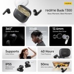 Огляд Навушники realme Buds T300 Youth White (631209000026): характеристики, відгуки, ціни.