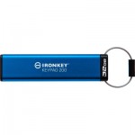 Огляд USB флеш накопичувач Kingston 32GB IronKey Keypad 200 AES-256 Encrypted Blue USB 3.2 (IKKP200/32GB): характеристики, відгуки, ціни.