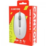 Огляд Мишка Canyon M-10 USB White Grey (CNE-CMS10WG): характеристики, відгуки, ціни.