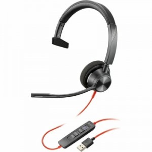 Огляд Навушники Poly BlackWire C3310-M USB-A HS Mono (767F6AA): характеристики, відгуки, ціни.