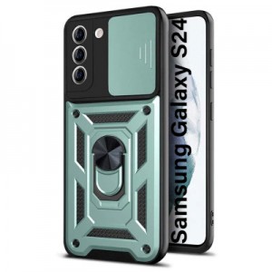 Чохол до мобільного телефона BeCover Military Samsung Galaxy S24 SM-S921 Dark Green (710637)