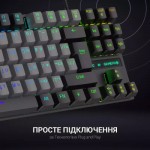 Огляд Клавіатура GamePro MK100B Blue Switch LED USB Black (MK100B): характеристики, відгуки, ціни.