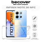 Огляд Чохол до мобільного телефона BeCover Anti-Shock Infinix Note 30 NFC (X6833B) Clear (710603): характеристики, відгуки, ціни.