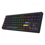 Огляд Клавіатура Hator Rockfall 2 Mecha TKL Authentic Edition Aurum Milky Way Silent USB Black (HTK-530): характеристики, відгуки, ціни.