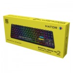 Огляд Клавіатура Hator Rockfall 2 Mecha TKL Authentic Edition Aurum Milky Way Silent USB Black (HTK-530): характеристики, відгуки, ціни.